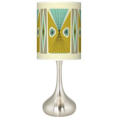 Ragnar Droplet 23 1/2" Vernaculis Iii Brushed Nickel Modern Table Lamp