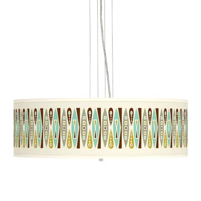 Ragnar Vernaculis Ii Giclee 24" Wide 4-light Pendant Chandelier