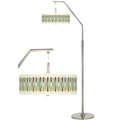 Ragnar Vernaculis Ii Giclee Shade Arc Floor Lamp