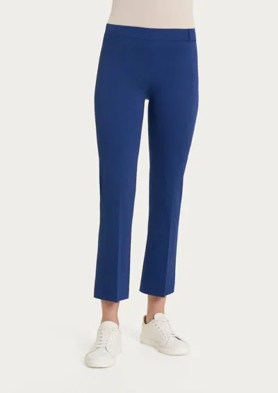 Ragno Cropped Flare Pant In Blueberry
