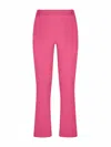 Ragno Cropped Flare Pant In Fuchsia In Pink