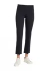 Ragno Cropped Flare Pant In Nero In Black