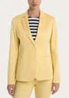Ragno Two-button Blazer In Pale Banana In Yellow