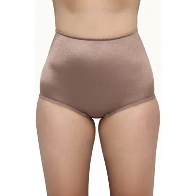 Rago 4-way Stretch Full Coverage Panty In Brown