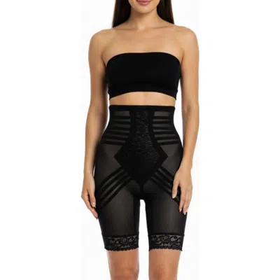 Rago Firm  No Roll Breathable High Waist Thigh Slimmer Shaper In Multi