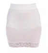 Rago Half Smoothing Slip Shapewear In White In White