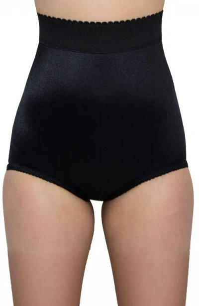 Rago High Waist Tummy Control Panty In Black