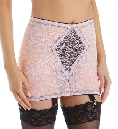 Rago Open Bottom Girdle Extra Firm Shaping In Pink / Black