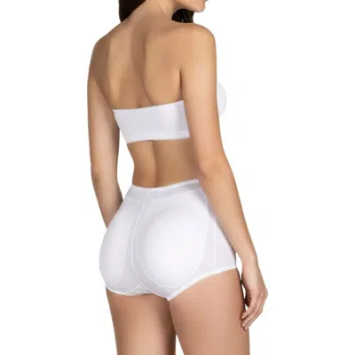 Rago Padded Panty Brief With Removable Pads In White