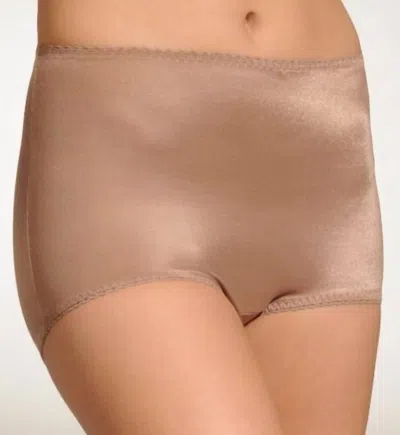 Rago Shapewear Panty Girdle Light Control Brief In Mocha In Brown