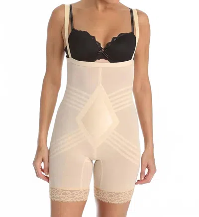 Rago Wear Your Own Bra Body Briefer In Beige In Black