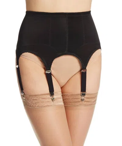 Rago Women's Six-strap Shaper Garter Belt In Black