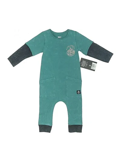 Pre-owned Rags Babies' Long Sleeve Onesie In Blue