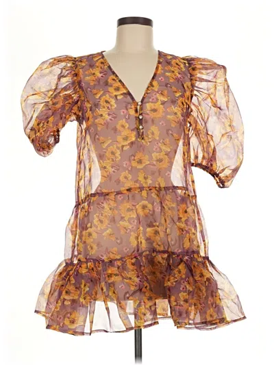 Pre-owned Rahi Cocktail Dress In Brown
