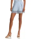 Rahi Lace Trim Pleated Shorts