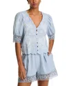 Rahi Scalloped Top
