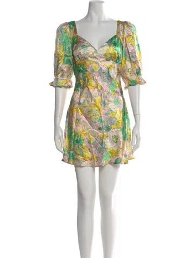 Pre-owned Rahi Silk Mini Dress In Pink