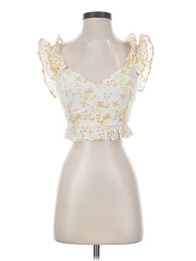 Rahi Tank Top Gold Sweetheart Neckline Tops