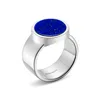 Rahul Patel Collection Men's Blue / Silver Genesis Lapis Lazuli Ring In Multi