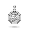 Rahul Patel Collection Men's Silver Ancient Om Amulet In Silver