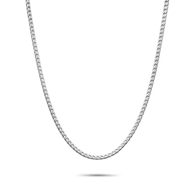 Rahul Patel Collection Men's Silver Franco Chain