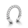Rahul Patel Collection Men's Silver Nautical Open Rope Ring In Silver