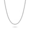 Rahul Patel Collection Men's Silver Round Curb Chain In Silver