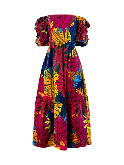 Rahyma Women's Kate Bold Print Dress In Multi