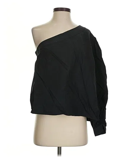 Pre-owned Rails 3/4 Sleeve Blouse In Black