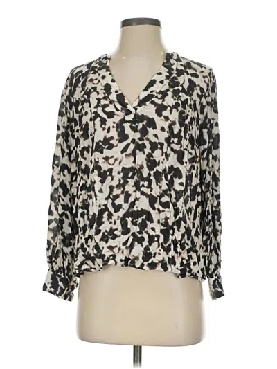 Pre-owned Rails 3/4 Sleeve Blouse In Ivory
