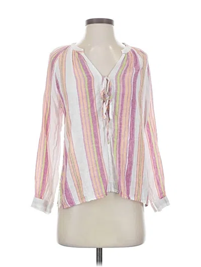 Pre-owned Rails 3/4 Sleeve Blouse In Pink