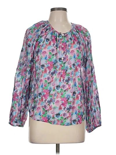 Pre-owned Rails 3/4 Sleeve Blouse In Pink