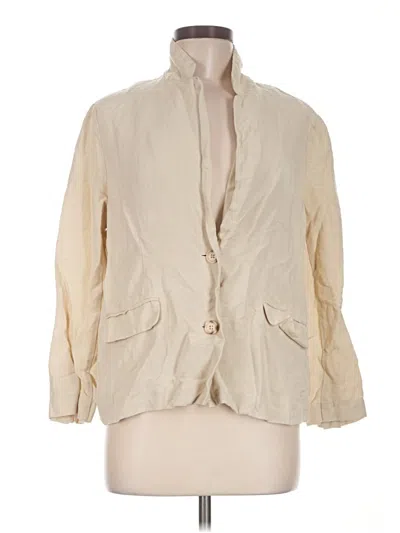 Pre-owned Rails 3/4 Sleeve Button Down Shirt In Tan