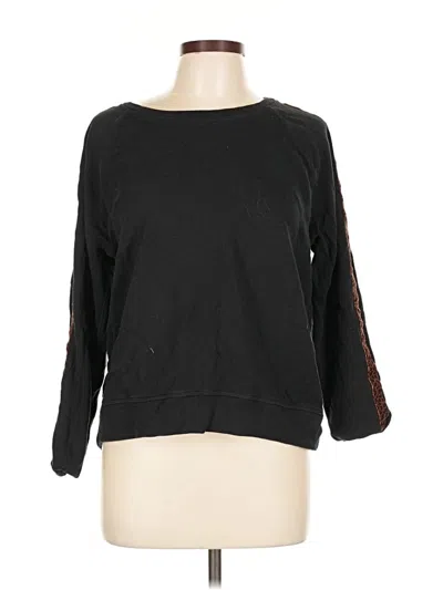 Pre-owned Rails 3/4 Sleeve T-shirt In Black