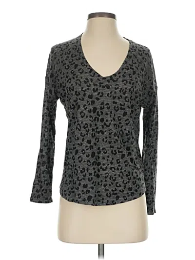 Pre-owned Rails 3/4 Sleeve T-shirt In Gray