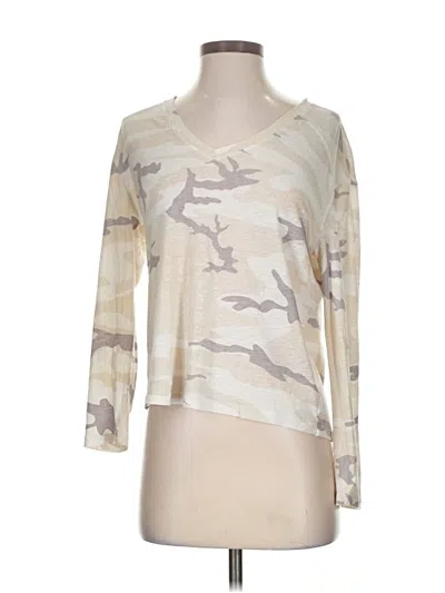 Pre-owned Rails 3/4 Sleeve T-shirt In White