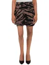 Rails Addison Womens Smocked Short Mini Skirt In Multi