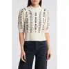 RAILS RAILS ADDY TEXTURED ELBOW SLEEVE SWEATER