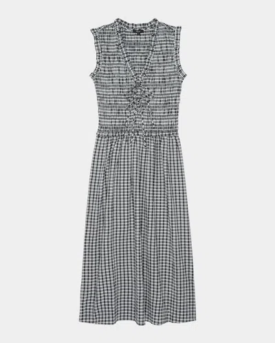 RAILS ADINE SEERSUCKER MIDI DRESS