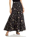 Rails Agatha Floral Tiered Cotton Maxi Skirt