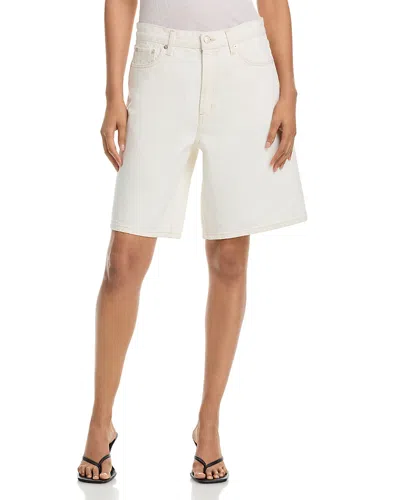 Rails Agoura Wide Leg Shorts In White
