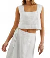 Rails Akira Sleeveless Top In Heathered Flax In Neutral