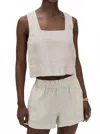 Rails Akira Sleeveless Top In Heathered Flax In Gray