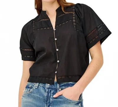 Rails Alanis V-neck Shirt In Black
