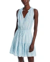 Rails Albany Stripe Tiered Linen Blend Dress In Cambria Stripe