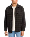 Rails Alder Button Front Shirt Jacket In Black