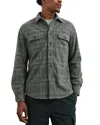 Rails Alder Plaid Brushed Flannel Shirt Jacket In Mossy Glen