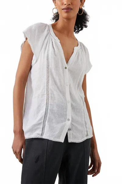 Rails Alena Top In White Lace Detail
