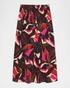 Rails Alessa Printed Midi Skirt