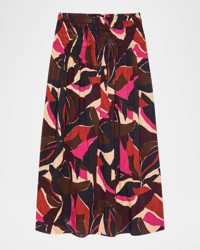 Rails Alessa Printed Midi Skirt